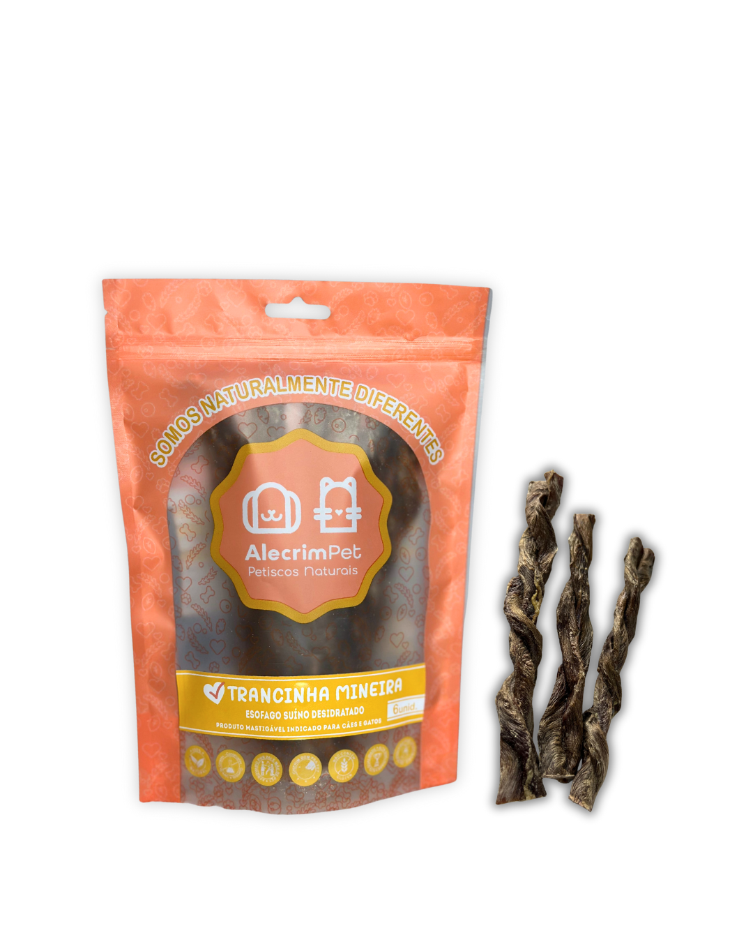 Trancinha Mineira / Esôfago suíno - Alecrim Pet