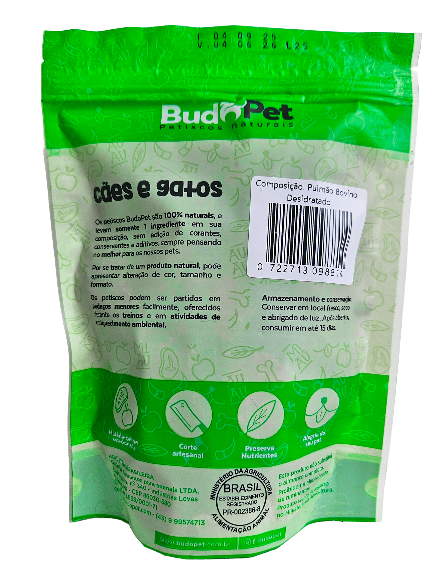 Pulmão bovino - Budopet